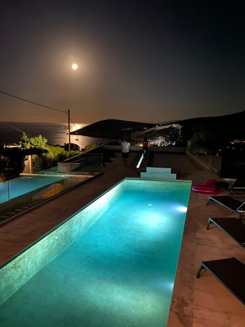 Night, Swimming pool