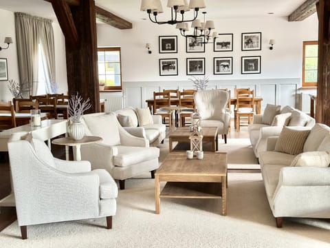 Living room, Seating area, Dining area