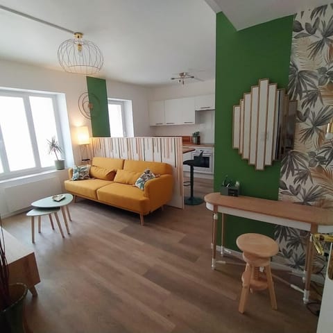 Kitchen or kitchenette, Living room, Seating area, Dining area, pet friendly, stove, kitchen