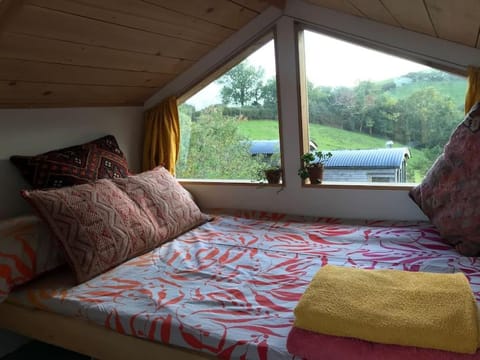 Secluded Shepherds Hut, with a view and hot tub House in Ashburton