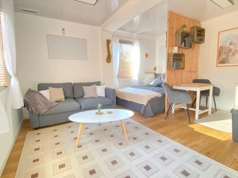 Bed, Kitchen or kitchenette, Living room, Photo of the whole room, Seating area, Dining area, Bedroom