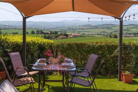 Natural landscape, Garden, Dining area, Garden view