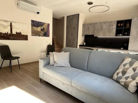 Kitchen or kitchenette, Living room, Dining area, air conditioner