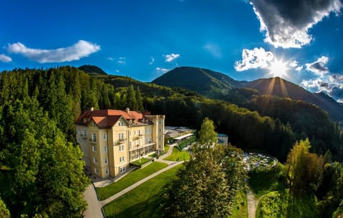 Property building, Natural landscape, Mountain view