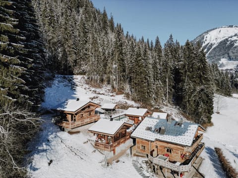 Property building, Natural landscape, Winter, Mountain view