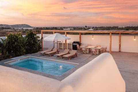 Swimming pool, Swimming pool, Sunset
