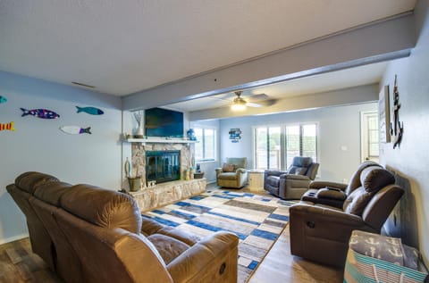 Waterfront Home with Views and Dock in Sunrise Beach! House in Sunrise Beach