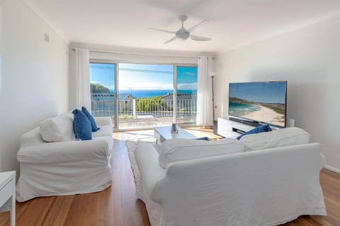 Living room, Seating area, Sea view
