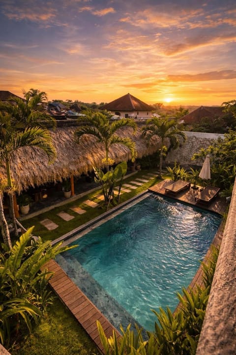 Day, Pool view, Swimming pool, Sunset, sunbed