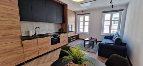 Kitchen or kitchenette, Living room, Seating area, Dining area, minibar, pet friendly, stove