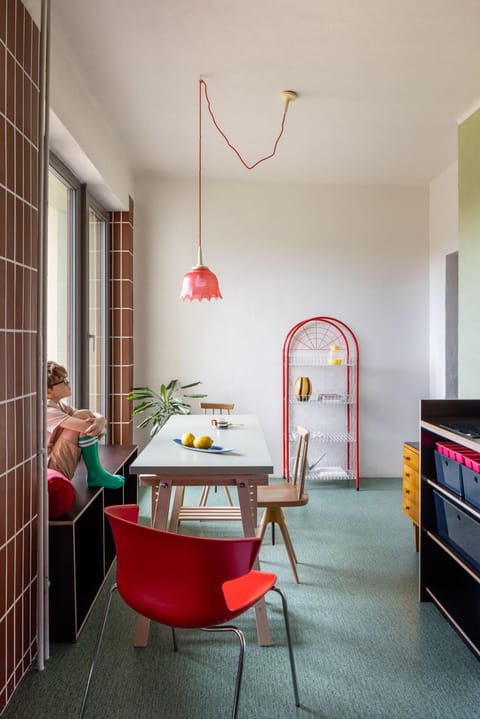 Kitchen or kitchenette, Living room, Dining area