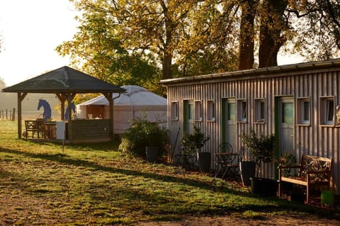 Property building, Garden view