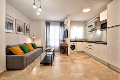 Living room, Seating area, washing machine