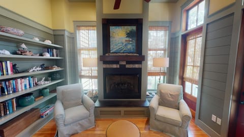 Located right on 30A, '57 Western Lake Drive' is a 6BR 6,5BA Home Carriage House home House in Seaside