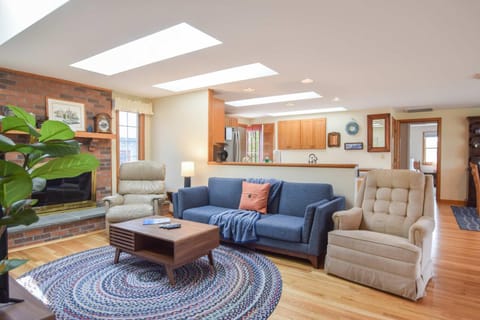 Steps to Private Association Beaches House in North Eastham