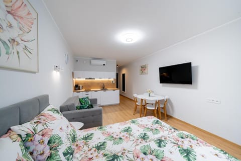 Kitchen or kitchenette, Living room