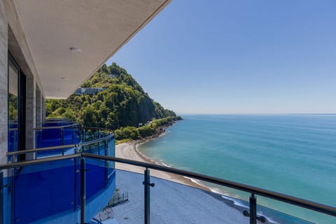 View (from property/room), Balcony/Terrace, Beach, Sea view