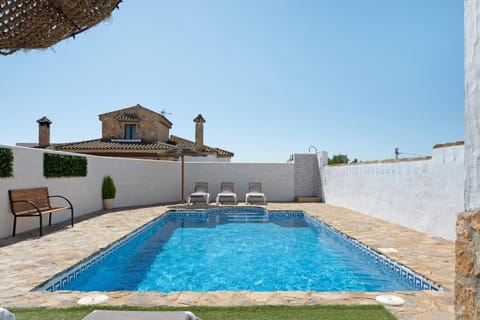 Property building, Living room, Swimming pool