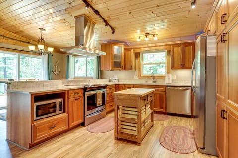 Waterfront Eagle River Home with Dock and Fire Pit! House in Eagle River