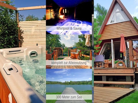 Property building, Natural landscape, Hot Tub, Sauna, Text overlay, Swimming pool