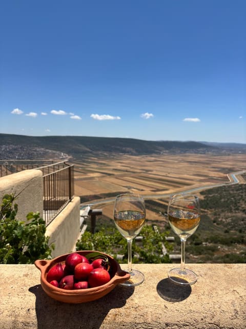 Property building, Day, Natural landscape, View (from property/room), Balcony/Terrace, Drinks, Alcoholic drinks