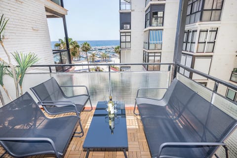 View (from property/room), Balcony/Terrace, Sea view
