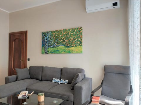 Living room, air conditioner