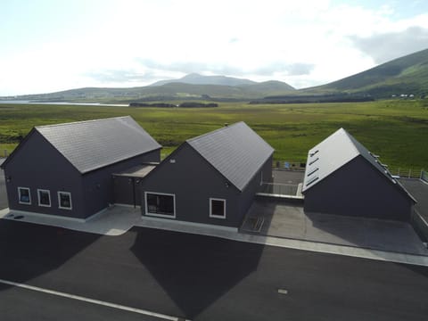 Property building, Natural landscape, Bird's eye view, Mountain view