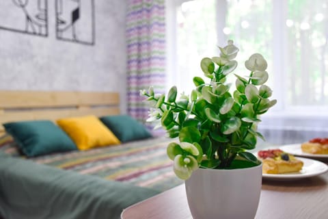 Bed, Living room