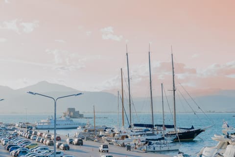 Nearby landmark, Day, Natural landscape, Beach, Mountain view, Sea view, Sunset, Parking