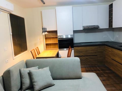Kitchen or kitchenette, Living room, Photo of the whole room, Dining area