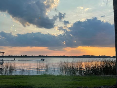 Lake view, Sunset