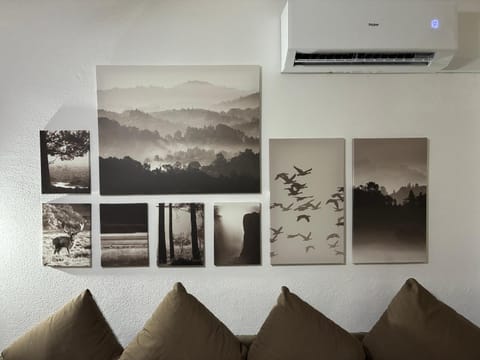 Living room, air conditioner