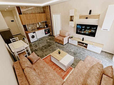 TV and multimedia, Kitchen or kitchenette, Living room, Seating area, Dining area, Evening entertainment