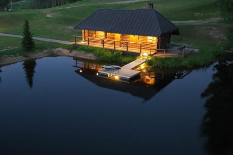 Natural landscape, Sauna, Lake view