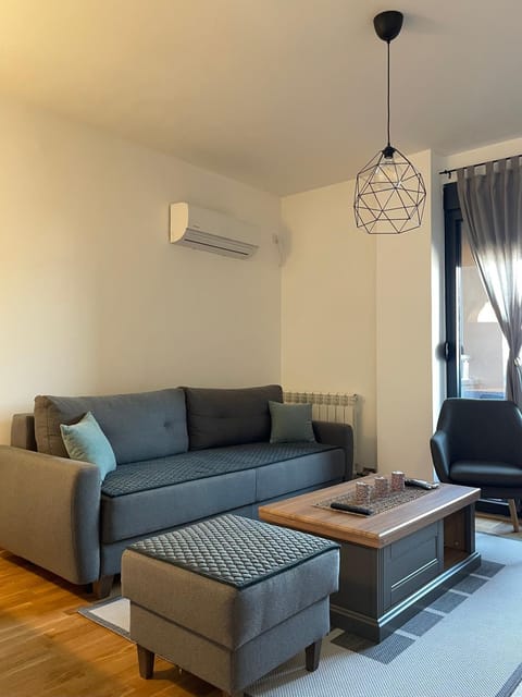 Living room, Seating area, air conditioner