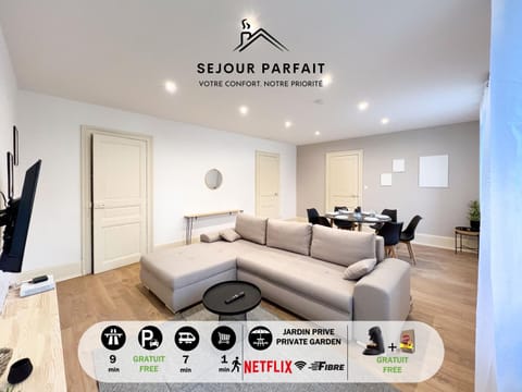 Appart'Hôtel Le Jaurès - Jardin privé et Netflix Apartment in Switzerland