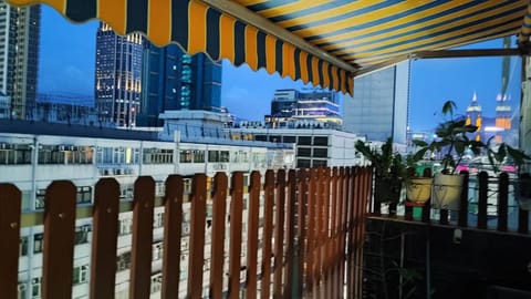 Property building, Night, View (from property/room), Balcony/Terrace, Balcony/Terrace