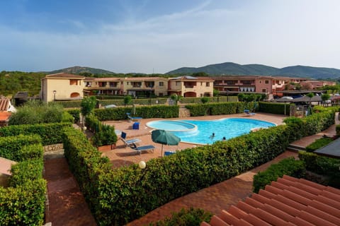 Property building, Living room, Swimming pool