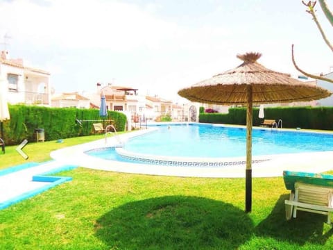 Property building, Living room, Swimming pool