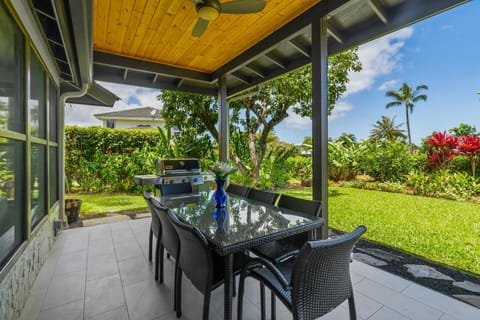 4Br 2Ba Newly Furnished Princeville Home, AC, Pool, Tennis House in Princeville