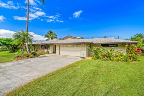 4Br 2Ba Newly Furnished Princeville Home, AC, Pool, Tennis House in Princeville