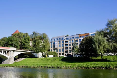 Property building, Day, Natural landscape, River view