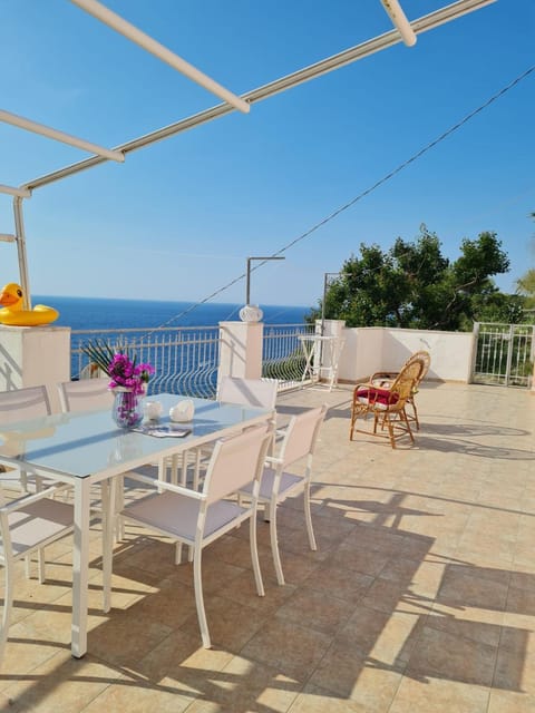 Patio, Day, Natural landscape, View (from property/room), Balcony/Terrace, Sea view