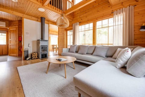 Living room, fireplace