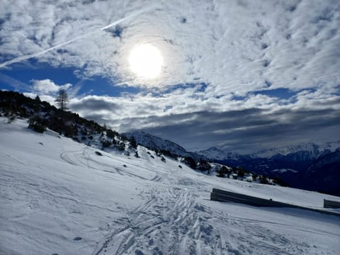 Natural landscape, Winter, Skiing