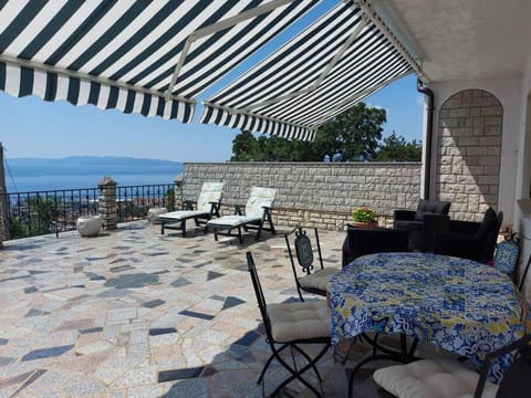 Patio, View (from property/room), Balcony/Terrace, Seating area, Sea view