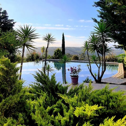 Natural landscape, Garden, Mountain view, Pool view, Swimming pool