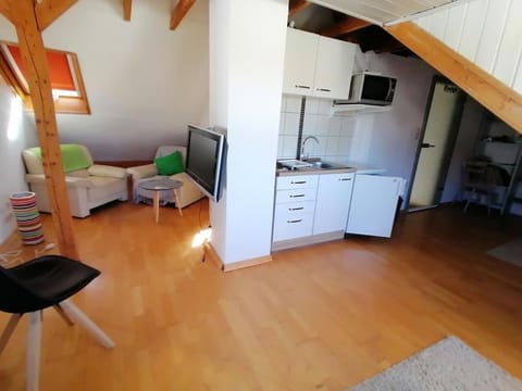 Kitchen or kitchenette, Living room