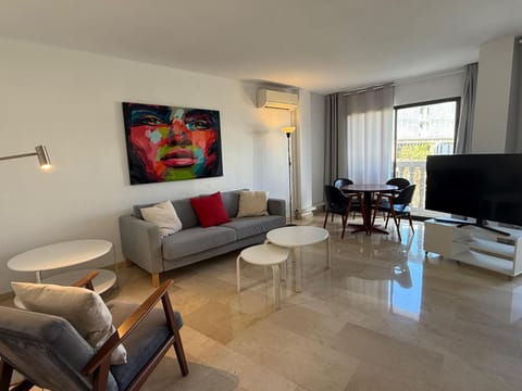 Communal lounge/ TV room, Living room, air conditioner